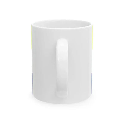 Bandera de Panguipulli (Chile) White Coffee Mug - Go Mug Yourself