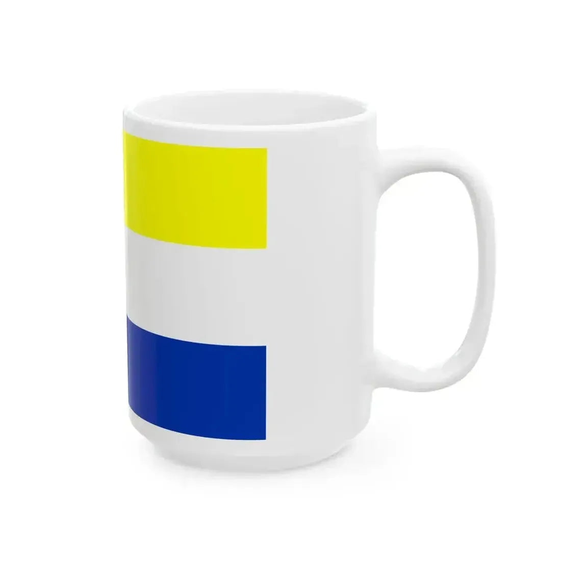 Bandera de Panguipulli (Chile) White Coffee Mug - Go Mug Yourself