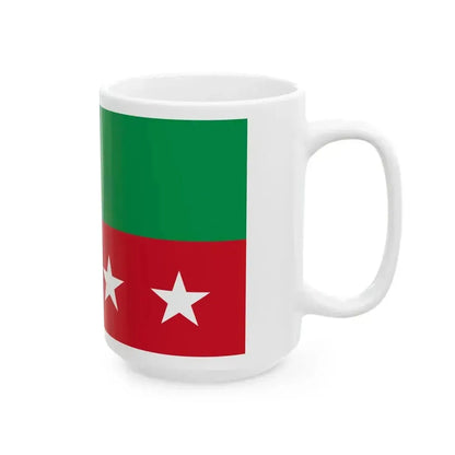 Bandera de Paquisha (Ecuador) White Coffee Mug - Go Mug Yourself