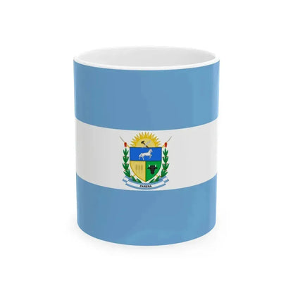 Bandera de Parera La Pampa (Argentina) White Coffee Mug 11oz - Go Mug Yourself