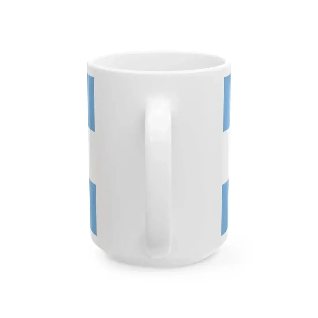 Bandera de Parera La Pampa (Argentina) White Coffee Mug - Go Mug Yourself