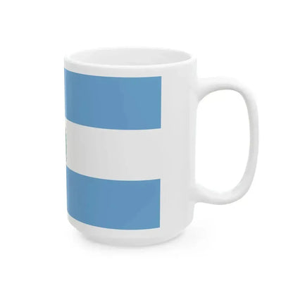 Bandera de Parera La Pampa (Argentina) White Coffee Mug - Go Mug Yourself