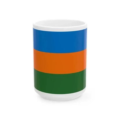 Bandera de Parrita Costa Rica (Costa Rica) White Coffee Mug 15oz - Go Mug Yourself