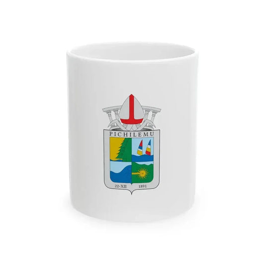 Bandera de Pichilemu (Chile) White Coffee Mug 11oz - Go Mug Yourself