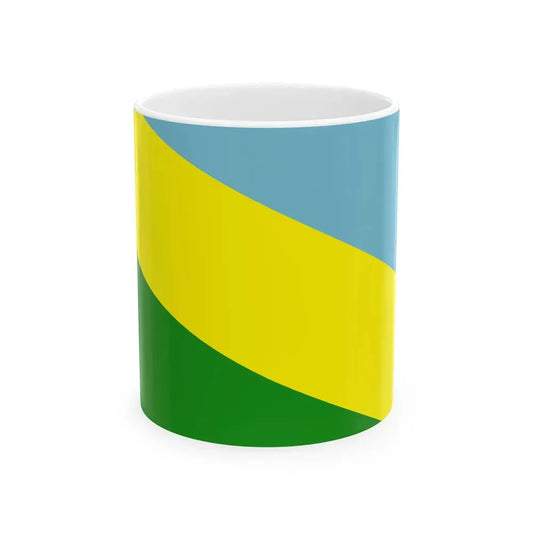 Bandera de Pimampiro (Ecuador) White Coffee Mug 11oz - Go Mug Yourself