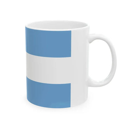 Bandera de Pococi (Costa Rica) White Coffee Mug - Go Mug Yourself
