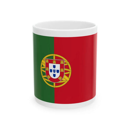 Bandera de Portugal (Portugal) White Coffee Mug 11oz - Go Mug Yourself