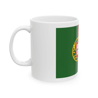 Bandera de Portugal (Portugal) White Coffee Mug - Go Mug Yourself