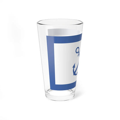 Bandera de Prefectura Naval Argentina (Argentina) Pint Glass 16oz - Go Mug Yourself