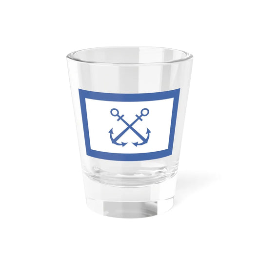 Bandera de Prefectura Naval Argentina (Argentina) Shot Glass 1.5oz 1.5oz - Go Mug Yourself