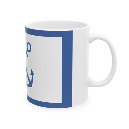 Bandera de Prefectura Naval Argentina (Argentina) White Coffee Mug - Go Mug Yourself