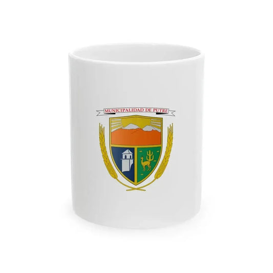 Bandera de Putre (Chile) White Coffee Mug 11oz - Go Mug Yourself