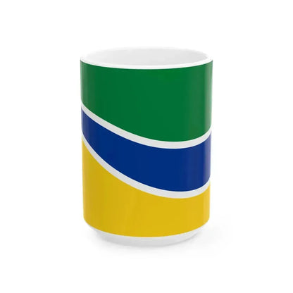 Bandera de Puyo (Ecuador) White Coffee Mug 15oz - Go Mug Yourself