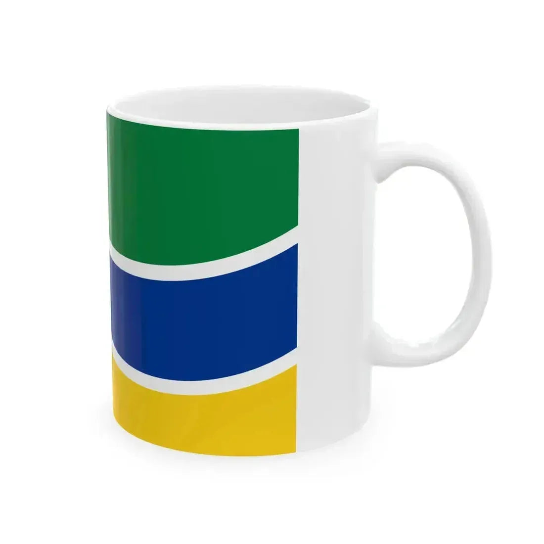 Bandera de Puyo (Ecuador) White Coffee Mug - Go Mug Yourself