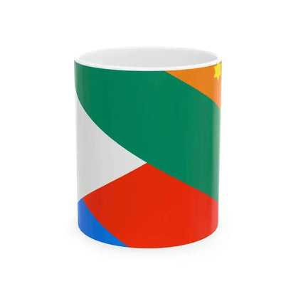 Bandera de Quepos Costa Rica (Costa Rica) White Coffee Mug 11oz - Go Mug Yourself