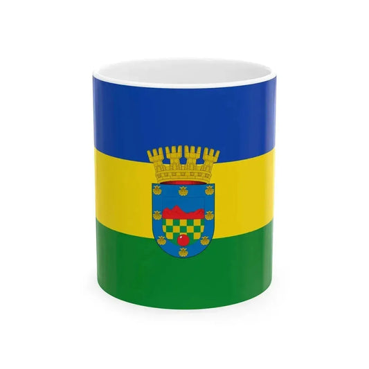 Bandera de Quilicura (Chile) White Coffee Mug 11oz - Go Mug Yourself