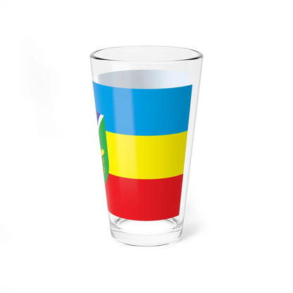 Bandera de Quivicán Cuba (Cuba) Pint Glass 16oz - Go Mug Yourself
