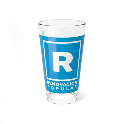 Bandera de Renovacion Popular (Peru) Pint Glass 16oz 16oz - Go Mug Yourself