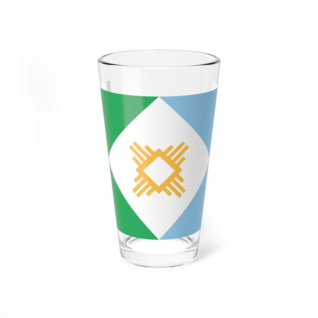 Bandera de Resistencia (Argentina) Pint Glass 16oz 16oz - Go Mug Yourself