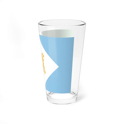 Bandera de Resistencia (Argentina) Pint Glass 16oz - Go Mug Yourself