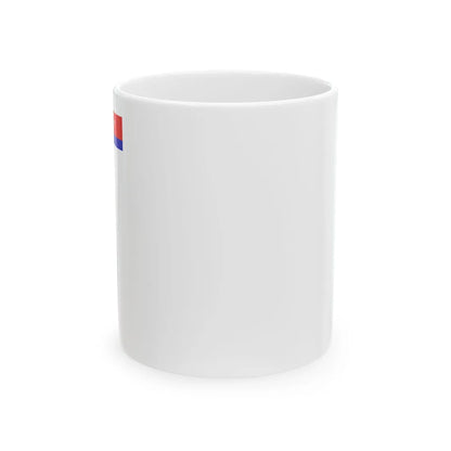 Bandera de Riau (Indonesia) White Coffee Mug 11oz - Go Mug Yourself