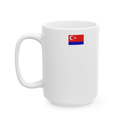 Bandera de Riau (Indonesia) White Coffee Mug - Go Mug Yourself