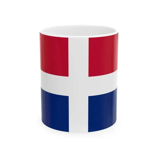 Bandera de Samos (Greece) White Coffee Mug 11oz - Go Mug Yourself