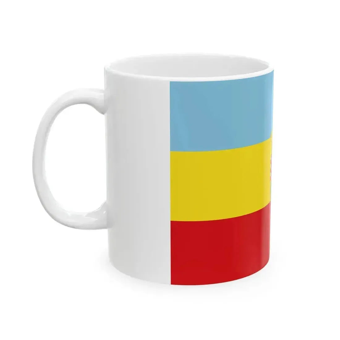 Bandera de San Bernardo Chile (Chile) White Coffee Mug - Go Mug Yourself