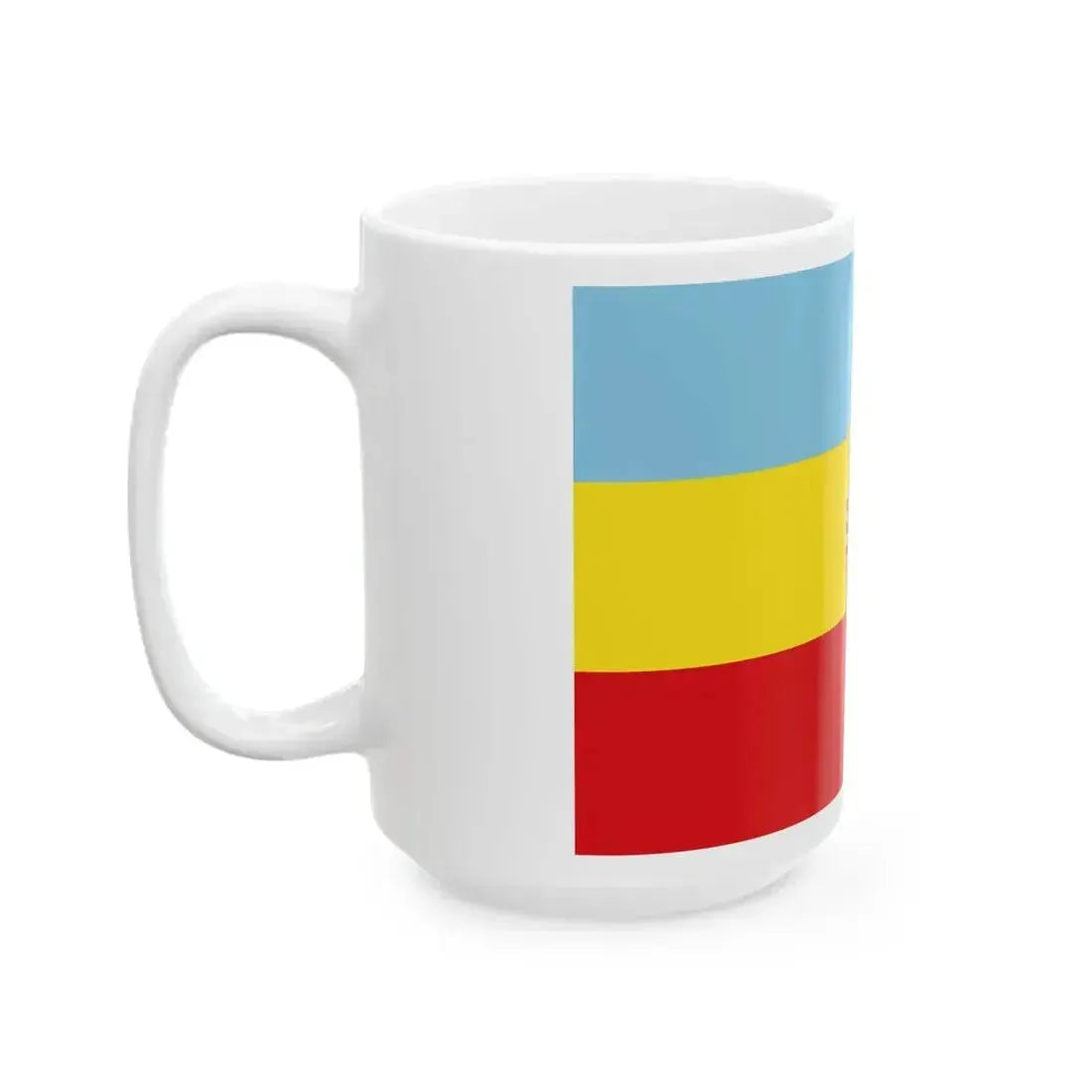 Bandera de San Bernardo Chile (Chile) White Coffee Mug - Go Mug Yourself