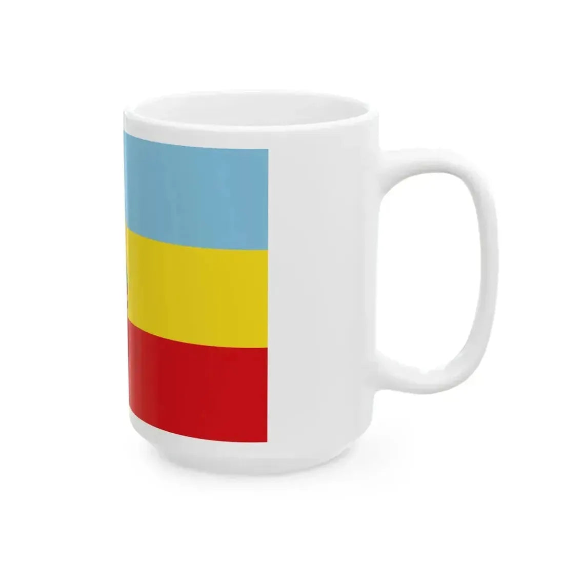 Bandera de San Bernardo Chile (Chile) White Coffee Mug - Go Mug Yourself