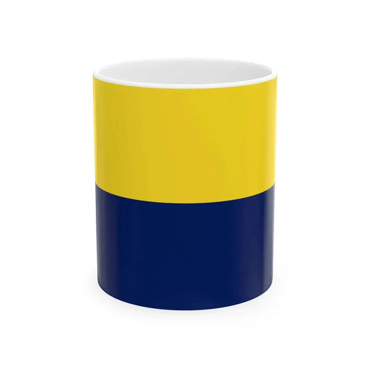 Bandera de San Isidro Costa Rica (Costa Rica) White Coffee Mug 11oz - Go Mug Yourself