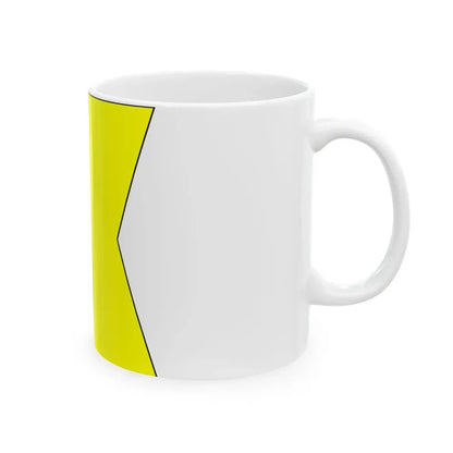 Bandera de San Juan de los Remedios 1845 (Cuba) White Coffee Mug - Go Mug Yourself