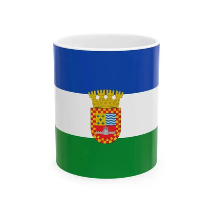 Bandera de Santa Juana (Chile) White Coffee Mug 11oz - Go Mug Yourself