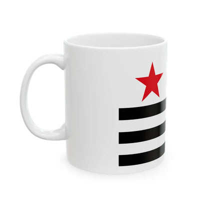 Bandera de Strollad Kommunaur Breizh (Belgium) White Coffee Mug - Go Mug Yourself