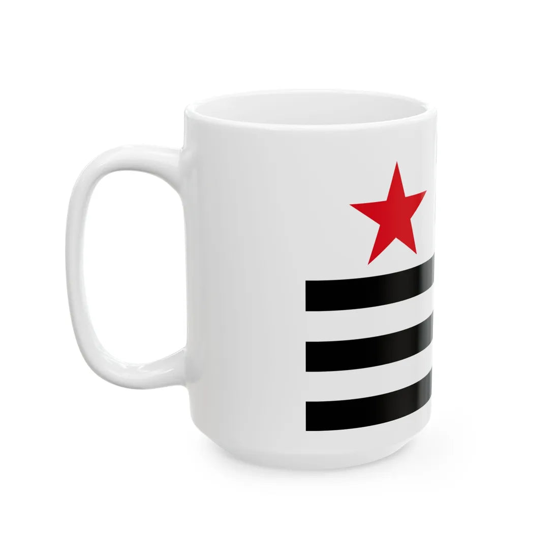 Bandera de Strollad Kommunaur Breizh (Belgium) White Coffee Mug - Go Mug Yourself
