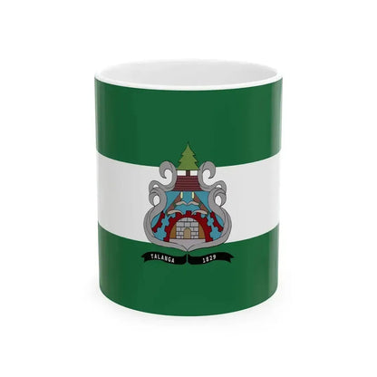 Bandera de Talanga (Honduras) White Coffee Mug 11oz - Go Mug Yourself