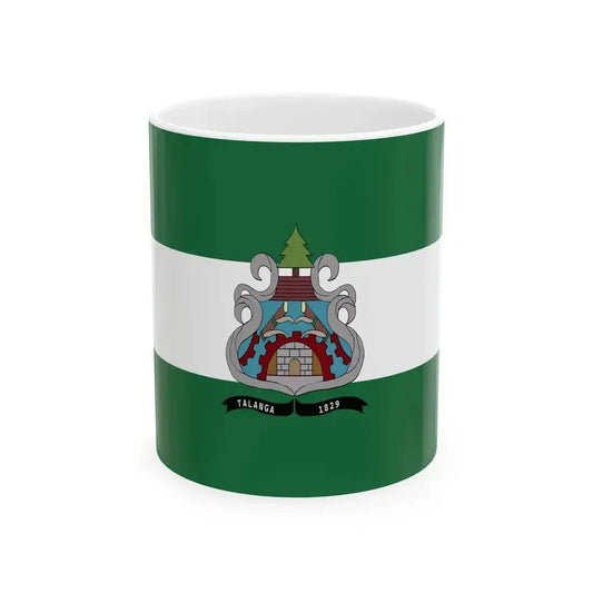 Bandera de Talanga (Honduras) White Coffee Mug 11oz - Go Mug Yourself