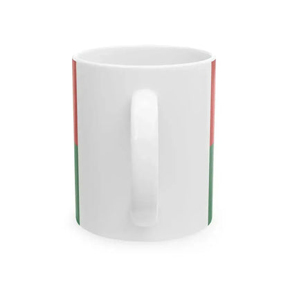 Bandera de Tucurrique Costa Rica (Costa Rica) White Coffee Mug - Go Mug Yourself
