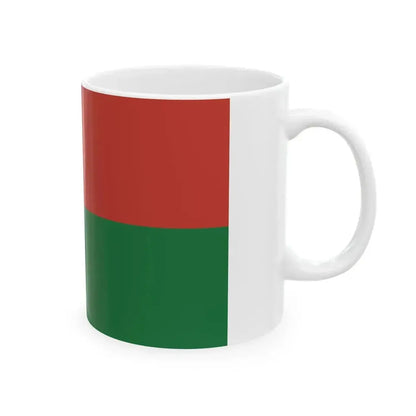 Bandera de Tucurrique Costa Rica (Costa Rica) White Coffee Mug - Go Mug Yourself