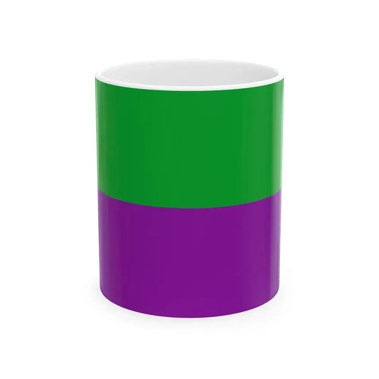 Bandera de Turrialba (Costa Rica) White Coffee Mug 11oz - Go Mug Yourself