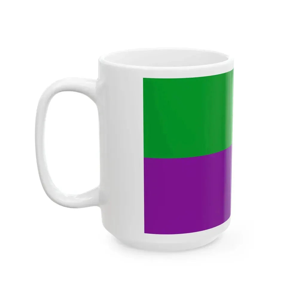Bandera de Turrialba (Costa Rica) White Coffee Mug - Go Mug Yourself
