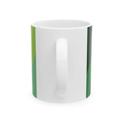 Bandera de Turrubares Costa Rica (Costa Rica) White Coffee Mug - Go Mug Yourself