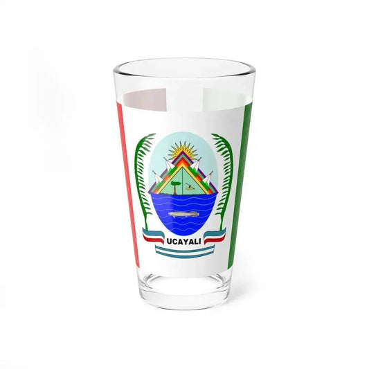 Bandera de Ucayali (Peru) Pint Glass 16oz 16oz - Go Mug Yourself