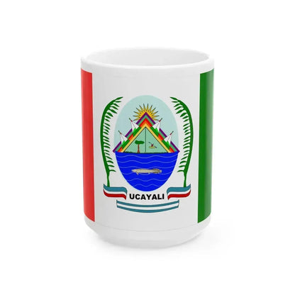 Bandera de Ucayali (Peru) White Coffee Mug 15oz - Go Mug Yourself