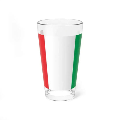 Bandera de Ucayali Uso civil (Peru) Pint Glass 16oz 16oz - Go Mug Yourself