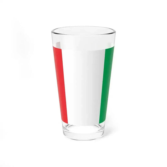 Bandera de Ucayali Uso civil (Peru) Pint Glass 16oz 16oz - Go Mug Yourself