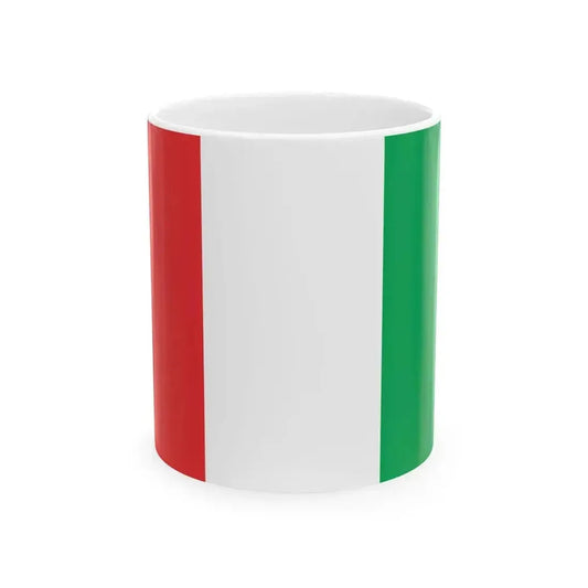 Bandera de Ucayali Uso civil (Peru) White Coffee Mug 11oz - Go Mug Yourself