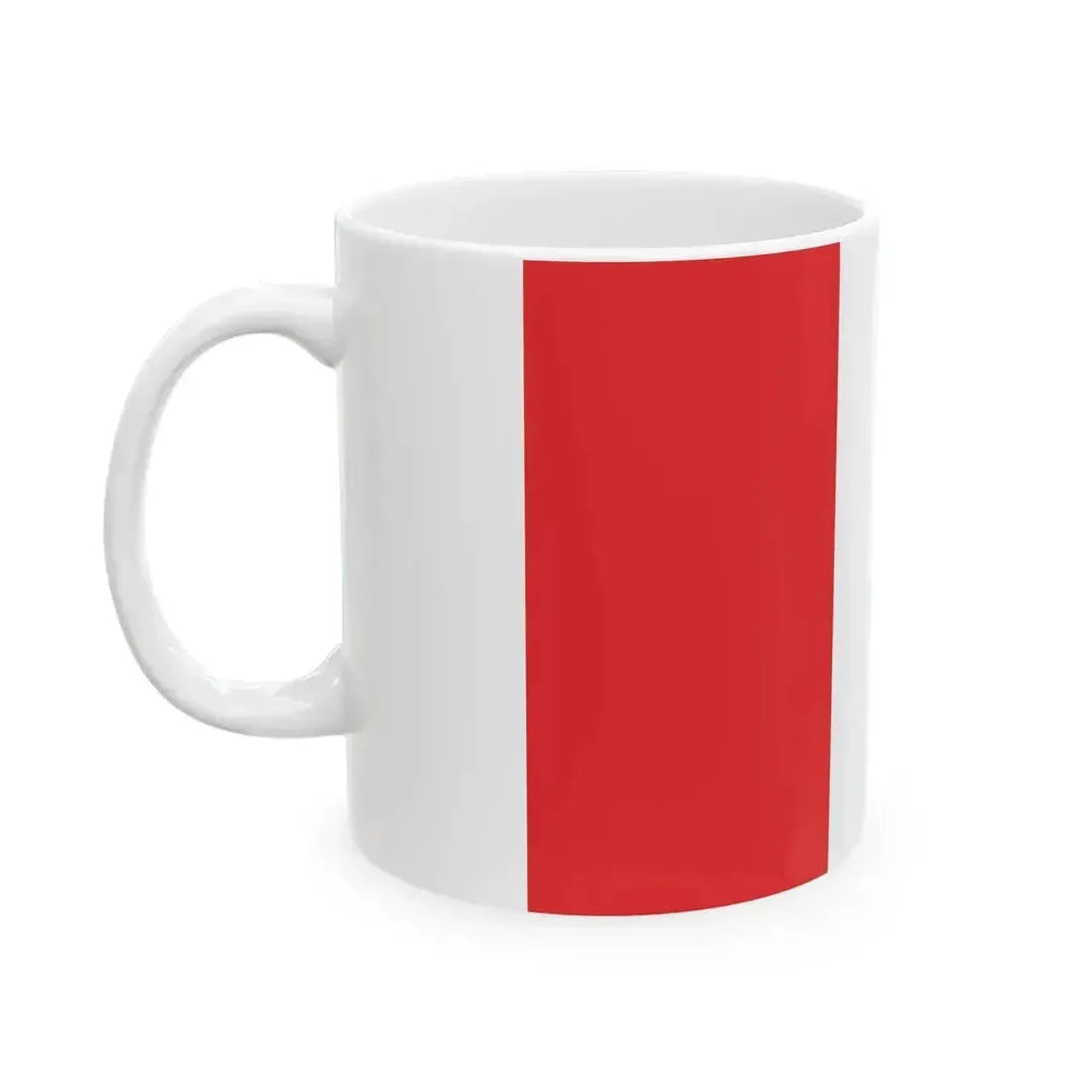 Bandera de Ucayali Uso civil (Peru) White Coffee Mug - Go Mug Yourself