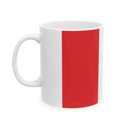 Bandera de Ucayali Uso civil (Peru) White Coffee Mug - Go Mug Yourself