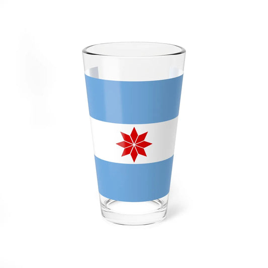 Bandera de Uturuncos (Argentina) Pint Glass 16oz 16oz - Go Mug Yourself